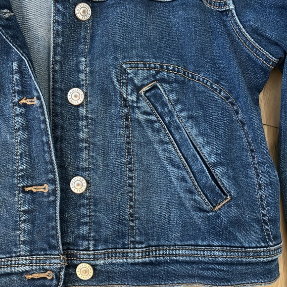 American Eagle Outfitters Cropped Denim Jacket - Picture 5 of 6